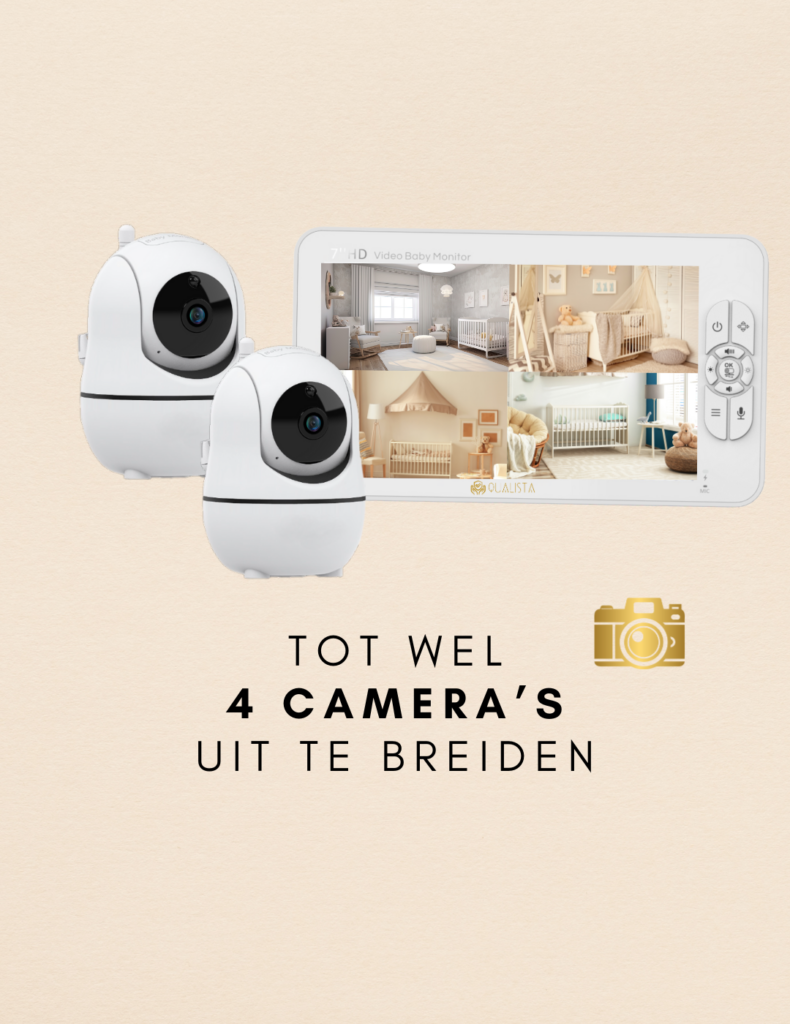 babyfoon met 2 camera's